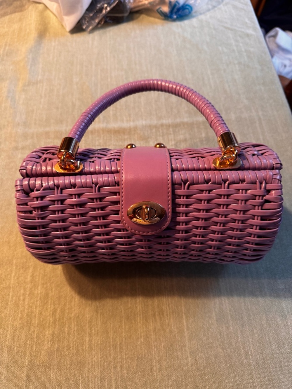 Pinup Couture Purple Wicket Baguette
